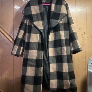 Women’s plus size wool pea coat